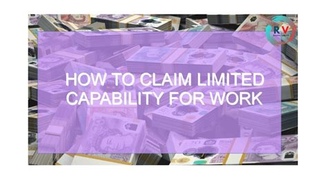 Limited Capability for Work , Part 2 looks at how to prepare a claimant for the medical assessment and what to do in cases where the claimant is unhappy with. . Limited capability for work payments 2022